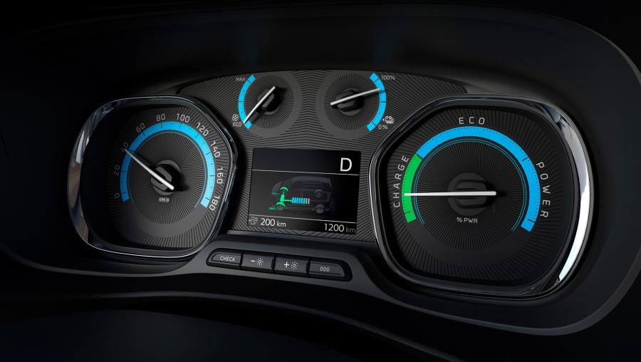 Панель приборов Opel Zafira-e Life Large 2020 года  (фото 2 из 9)